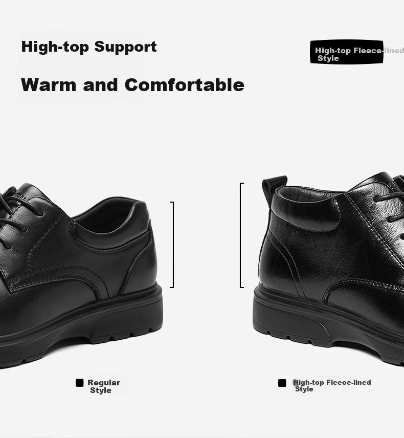 HLA Men's Formal Business Casual Breathable Derby Shoes HAAPXM1EBH071 Black Size 38 7