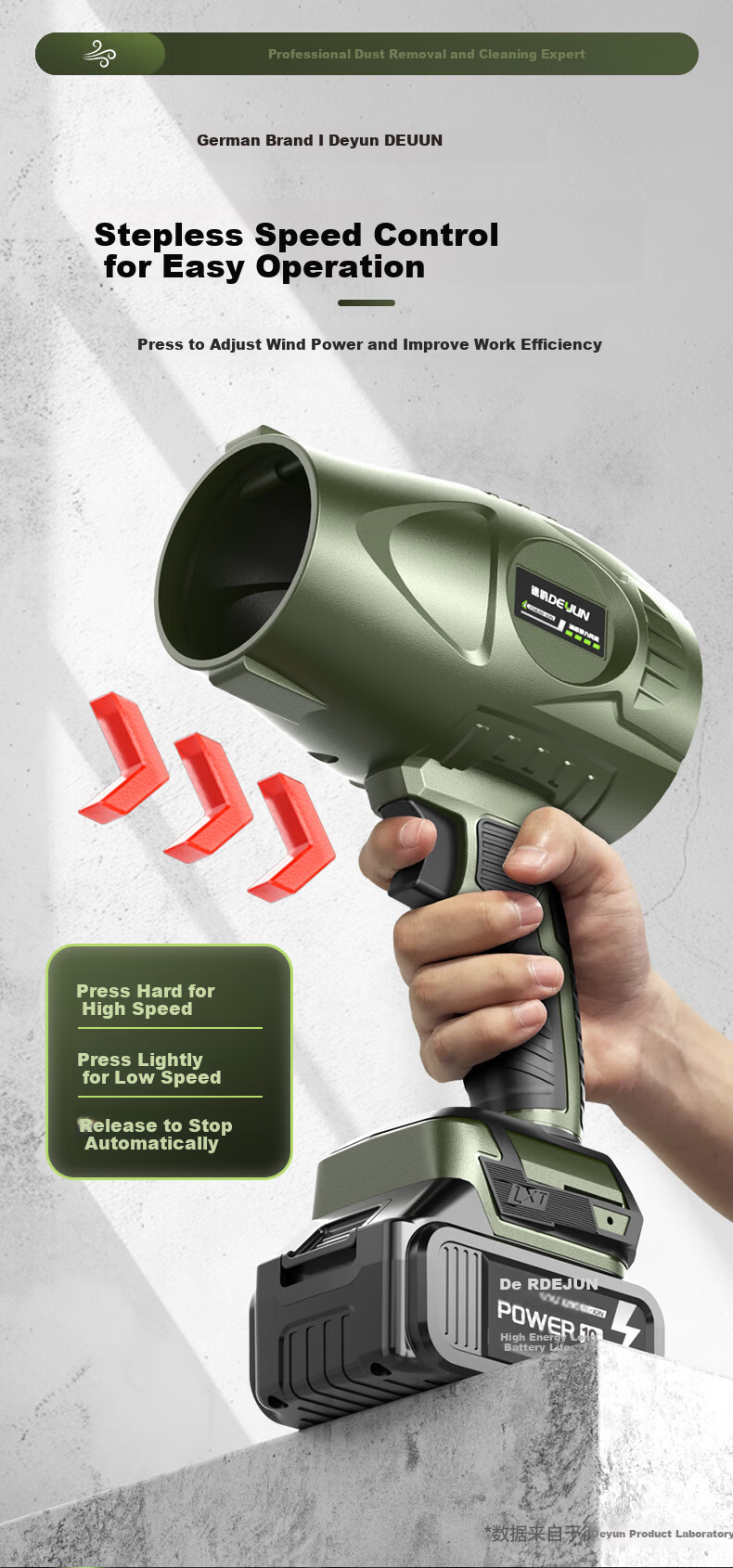 Deyun High-Power Turbo Fan High-Speed Blower Industrial Dust Removal Strong Wind Blower 7