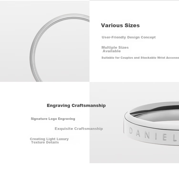Daniel Wellington DW Classic Couple Ring Starlight Silver Size 48 Birthday Gift for Her DW027 5
