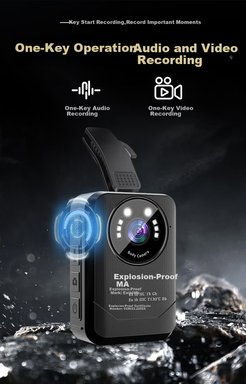 Zhunhang DSJ-H9 Explosion-Proof Law Enforcement Recorder Camera Mining Safety Inspection Portable HD Video Camera 15