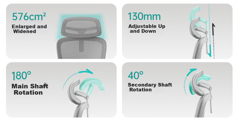 HeiBaiDiao P2Pro 2nd Generation Ergonomic Office Chair Computer Chair Gaming Chair with 4D Lumbar Support 15