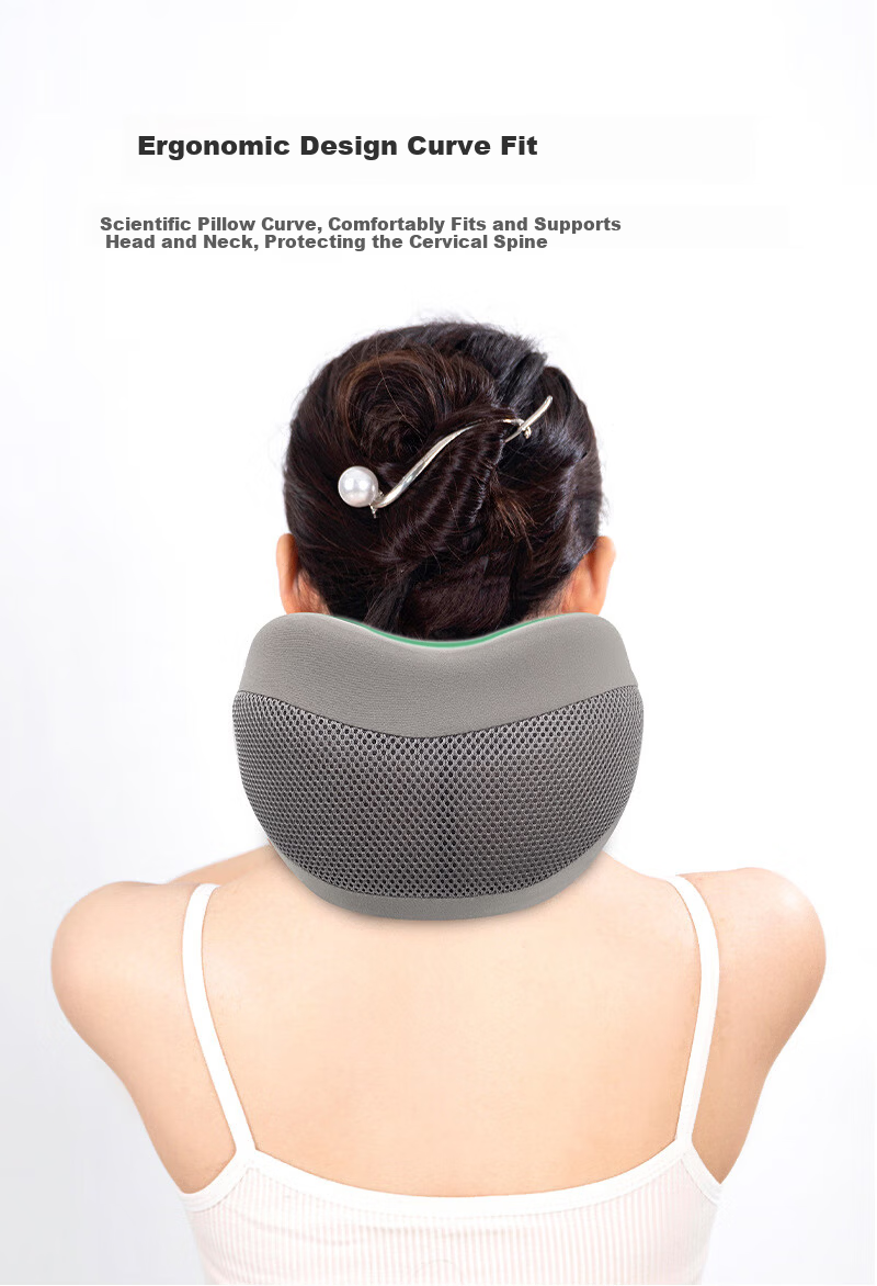 Yuzhaolin U-Shaped Travel Neck Pillow Cervical Pillow for Neck Support Car Headrest Office Nap Cushion 4