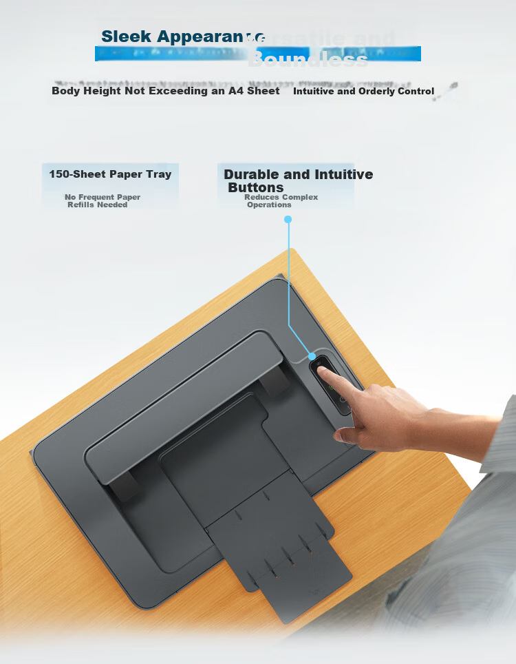 HP 102a Black and White Laser Printer Home Office Compact Zhan Series One-Year On-Site Service 7