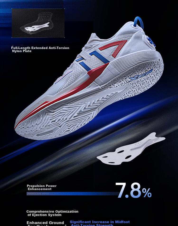 Xtep Lingji 5 Summer Men's Basketball Shoes Breathable Stable Support Lightweight Durable Guard Shoes 21