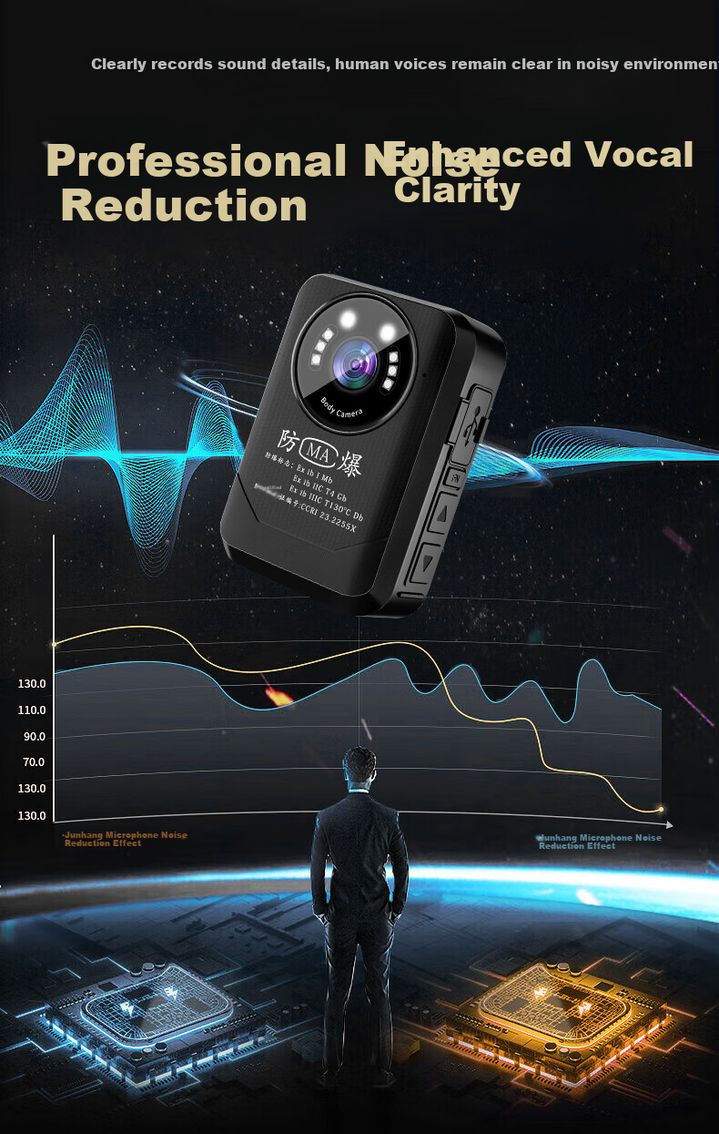 Zhunhang DSJ-H9 Explosion-Proof Law Enforcement Recorder Camera Mining Safety Inspection Portable HD Video Camera 16