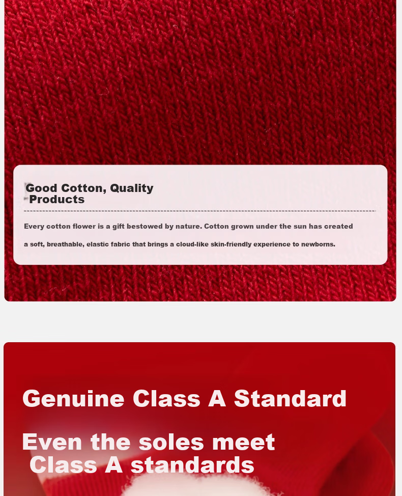 Mianqixiong Baby Socks Autumn Winter Thickened New Year Terry Socks Infant Girls Warm Red Mid-Calf Socks Winter Toddler 7