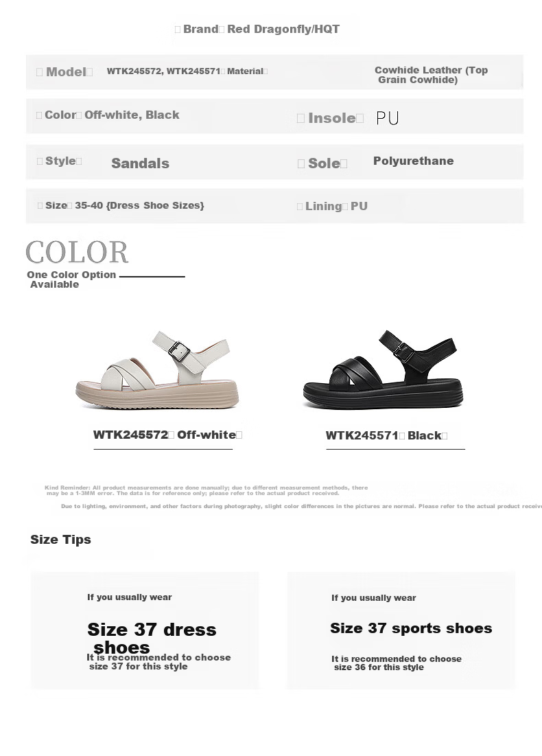 RED DRAGONFLY Mom's Sandals for Women, Summer Middle-Aged And Elderly Beach Shoes, Flat Soft Sole Women's Slippers WTK245571 Black Size 38 8