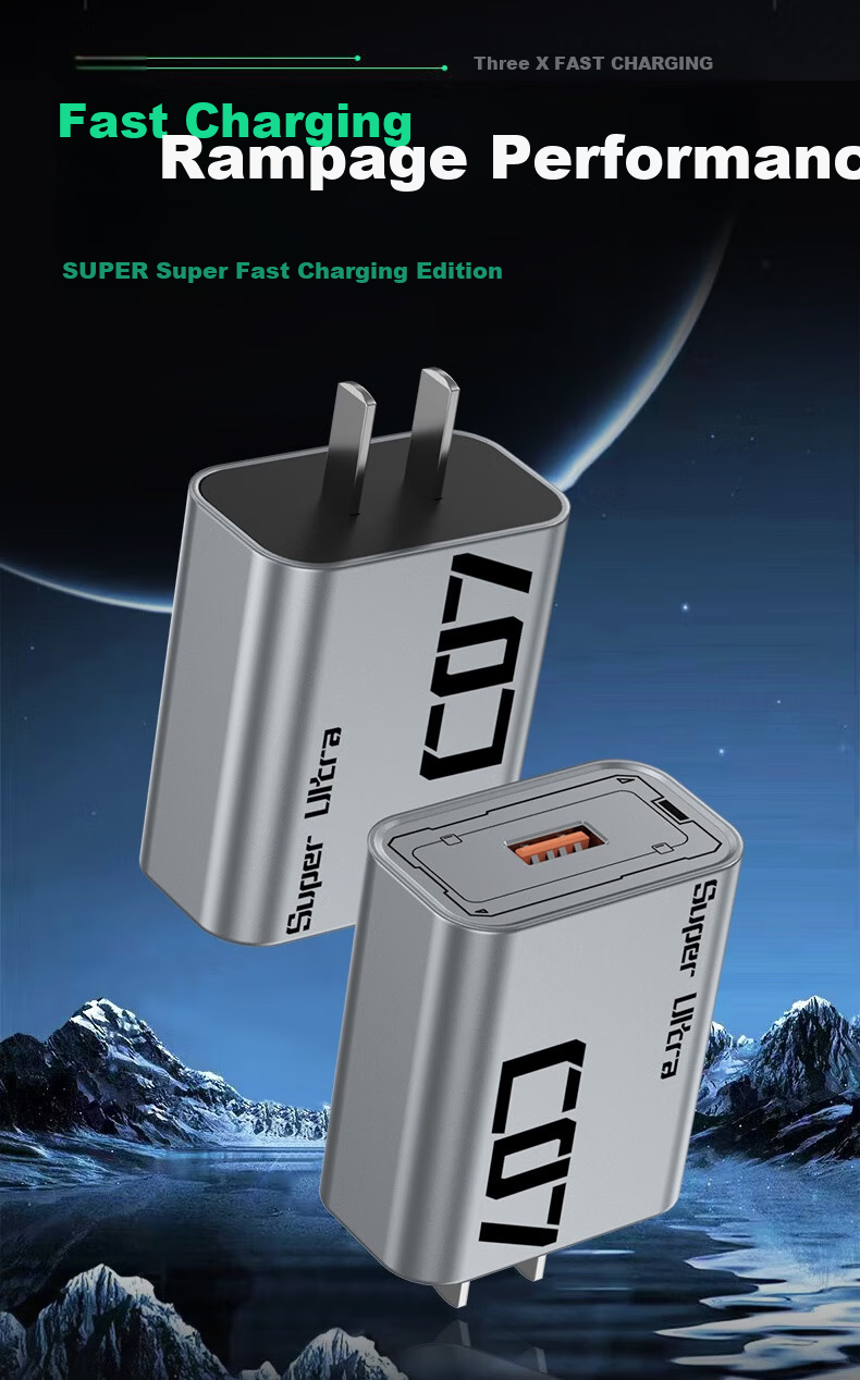 Zitai 22.5W USB Super Fast Charger Type-C Charging Cable for Huawei Mate60/P50/40/30/Honor Xiaomi Phones 22.5W + 1m Cable 1