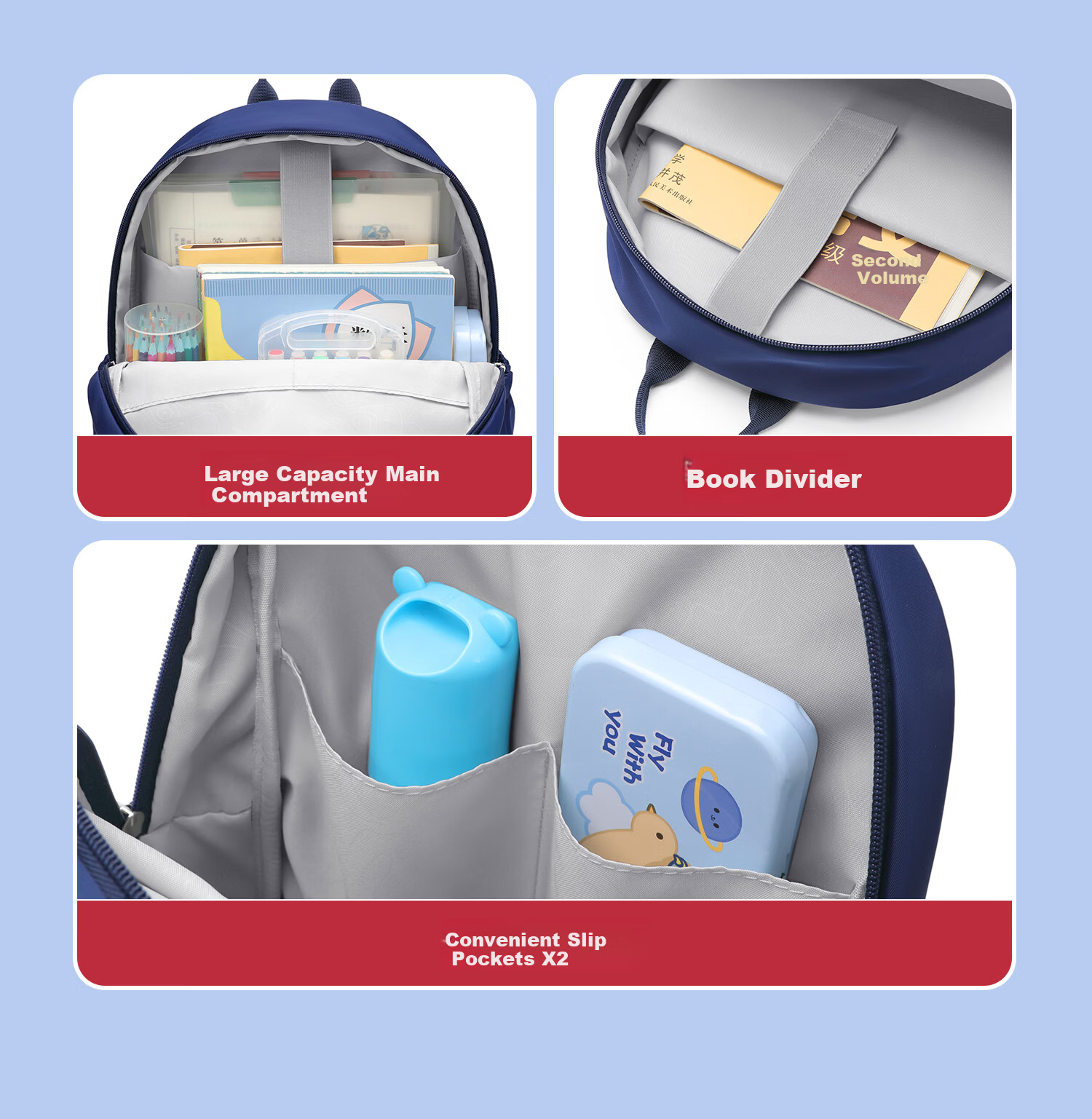 POLO Backpack for Elementary School Boys Kids Double Shoulder Bag Grades 1-3 Outdoor Travel Bag Study iPad Backpack Research Bag 7