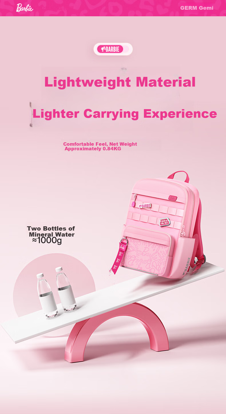 Germ Lightweight Large Capacity School Backpack for Elementary and Middle School Girls Grades 4-6 5