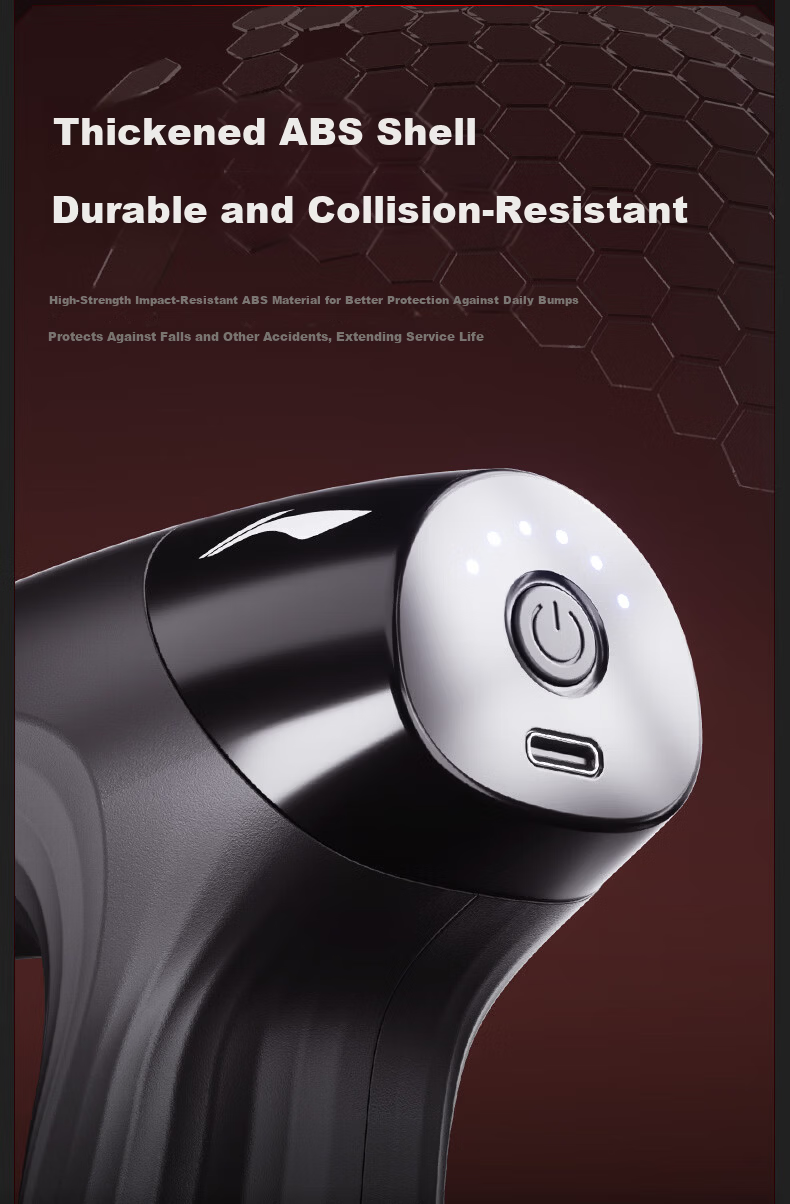 LI-NING Fascia Gun Massager Shoulder Neck Waist Back Massager Professional Mini Portable Fitness Muscle Relaxation Gift for Parents Mother's Day Spring Festival Valentine's Day Qixi Festival for Men a 20