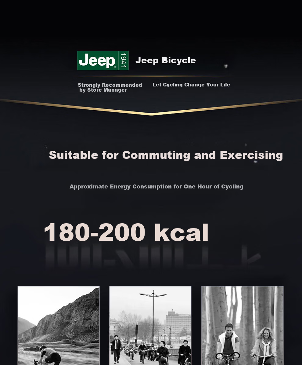 JEEP Mountain Bike RC750 Carbon Steel White Moonlight 27.5 Inch 27-Speed Shock Absorbing Commuter Bike for Men and Women Students 11