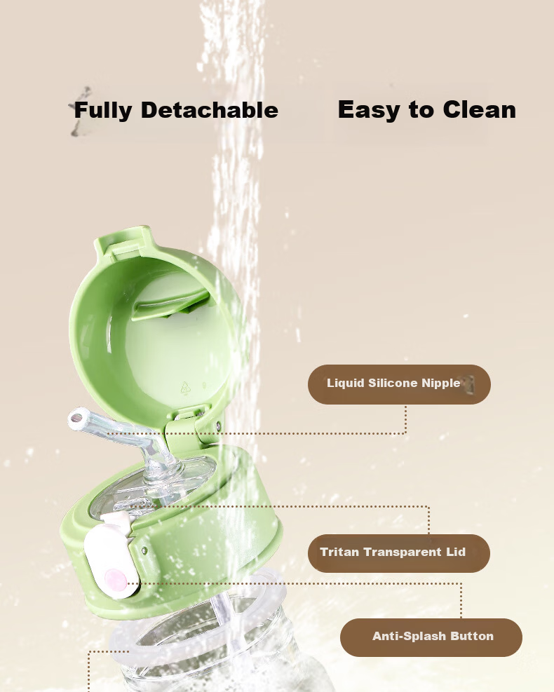 Sidomi Straw Cup Maternity and Pregnancy Glass Water Cup with Measurement for Elderly Bedridden Patients Adult Drinking Cup 17