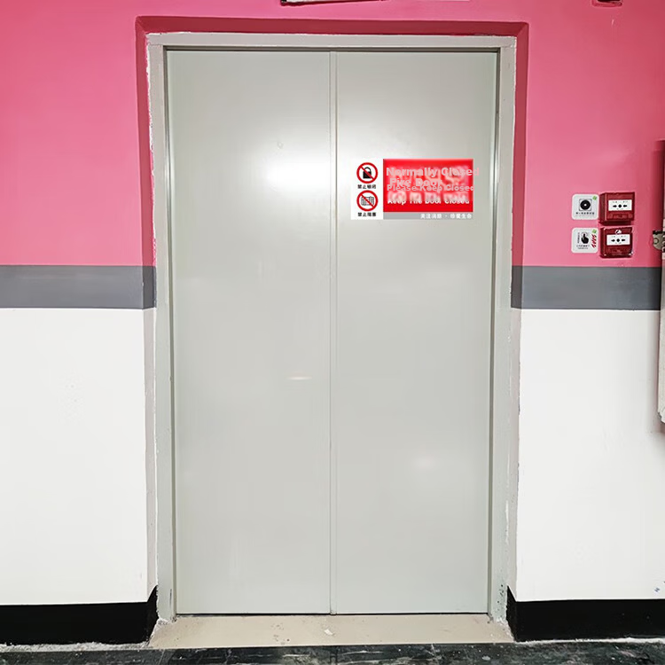 Yiju Changning Large Closed Fire Door Sign Sticker Fire Safety Warning Sign Factory Corridor Please Keep Closed 1