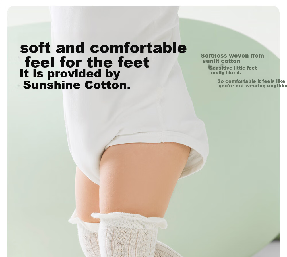 Betis Baby Socks Summer Thin Breathable Mesh Anti-Mosquito Knee Protection Long Tube Socks for Children 8