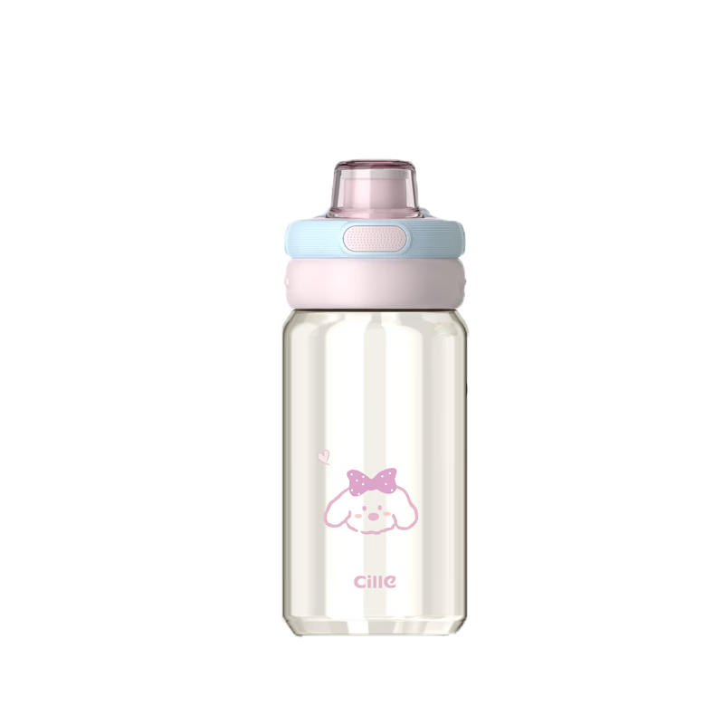 Cille Large Capacity PPSU Health Material Straw Cup Baby Bottle Grade Student School Sports Direct Drinking Cup