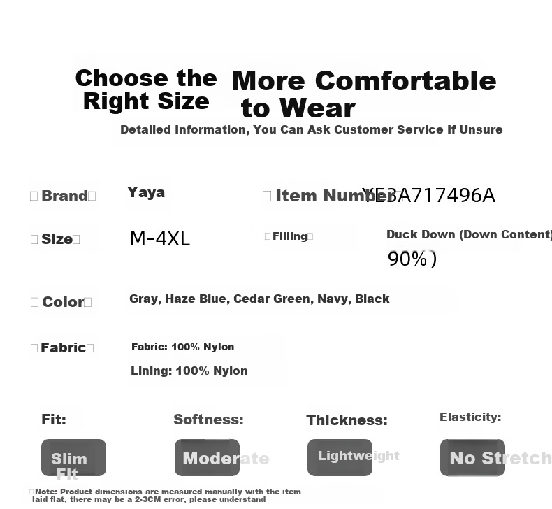 YAYA Men's Women's Unisex Lightweight Short Hooded Solid Color Down Jacket Autumn Winter Warm Outdoor 6