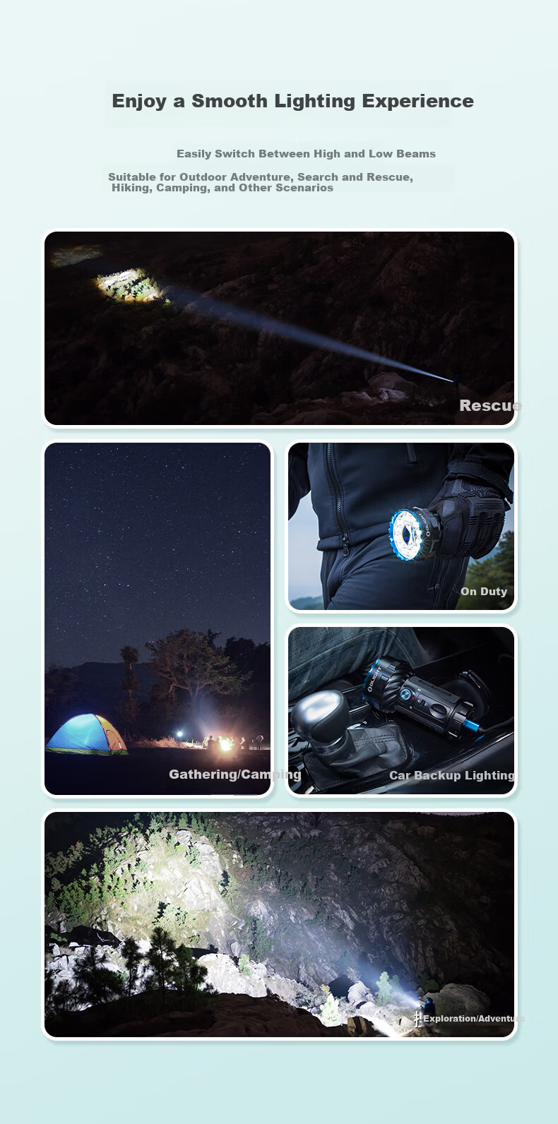 OLIGHT Warrior Mini 2 High Brightness Outdoor Camping Emergency Flashlight 10000 Lumens 4