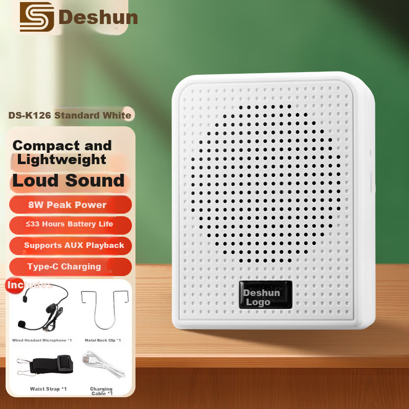 DESHUN Little Bee Voice Amplifier Teacher Lecture Microphone Tour Guide Outdoor Speaker Amplifier