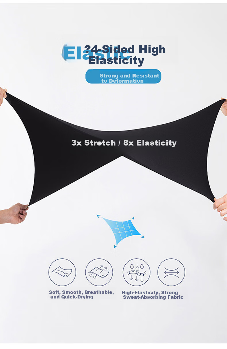 ROMON Men's Short Sleeve T-Shirt Summer Ice Silk Casual Thin Ice Feeling Quick-Dry Crew Neck Base Shirt ZH8906 Gray M 10