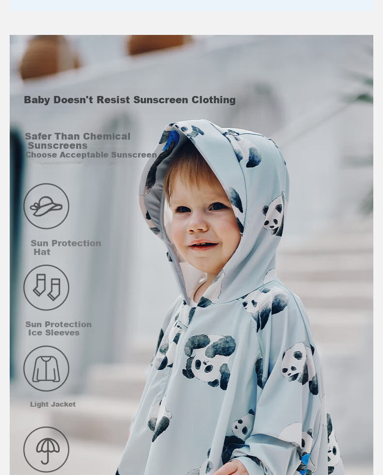 OAK FAMILY Kids UPF 100+ Sun Protection Jacket Summer UV Protection Baby Boys Girls Coat Alice Garden 9