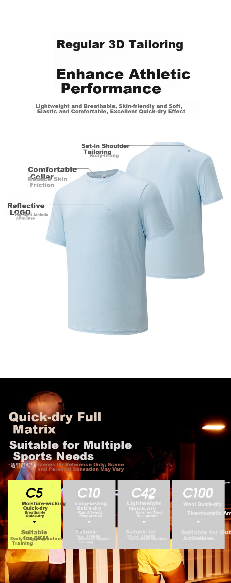 Anta Quick-Dry T-Shirt | Men's Short Sleeve Summer Moisture-Wicking Breathable Training Running Fitness Top 6