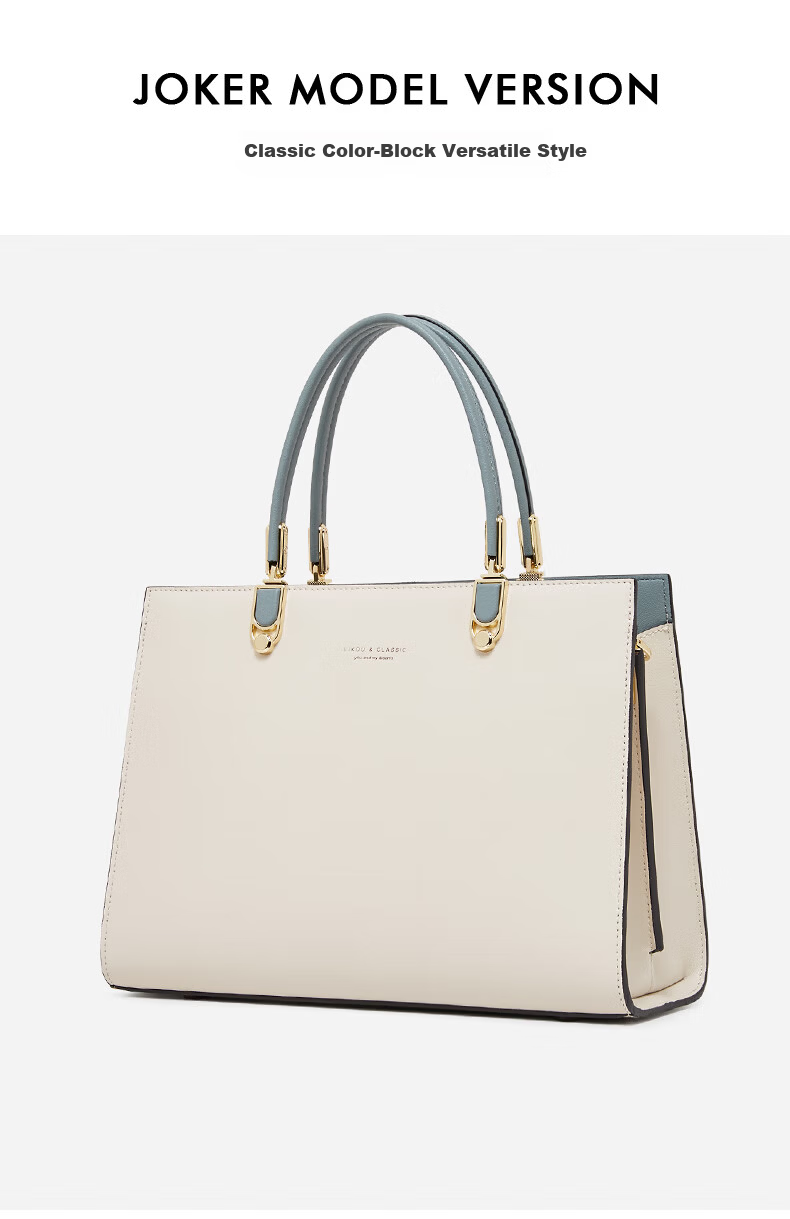 Geshiman Women's Minimalist Shoulder Crossbody Bag Large Capacity Commuter Mom Bag Birthday Gift 7231 Beige 3