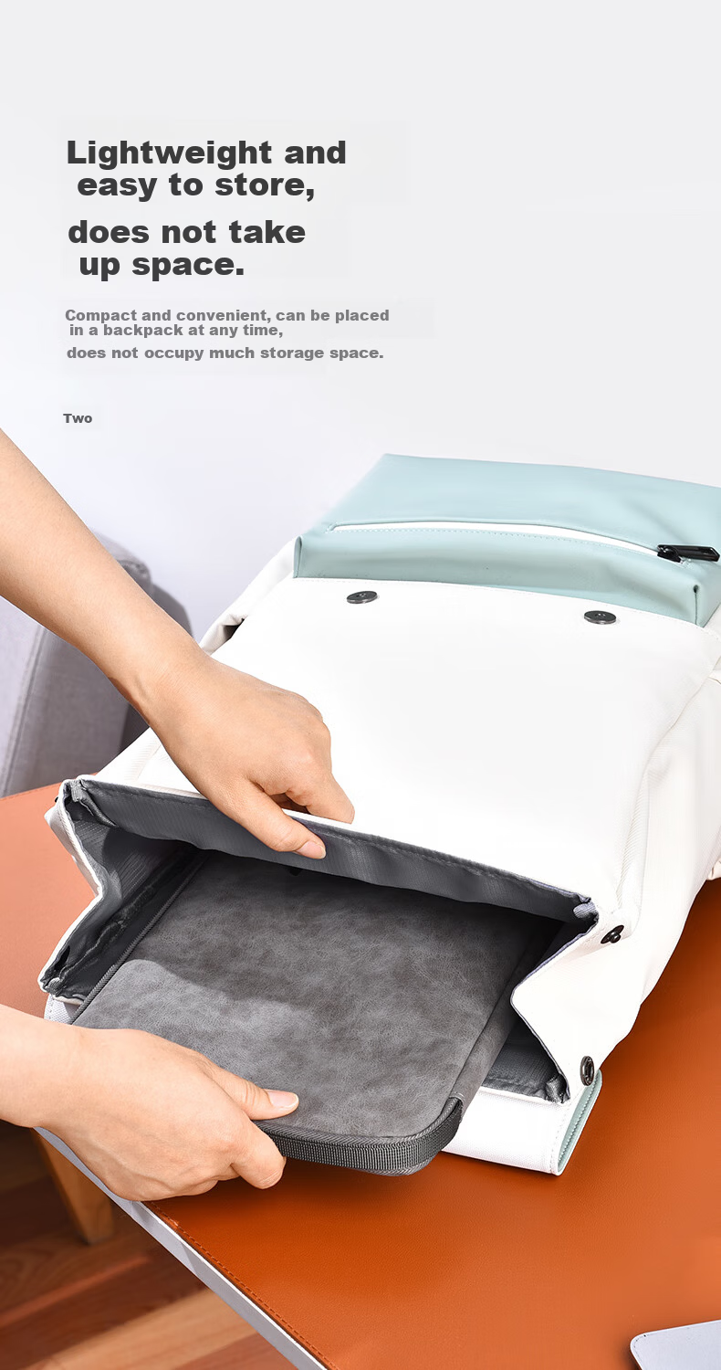 DiyiGongfang IPad Storage Case, 9/11 Inch Large Capacity Business Travel Data Cable Organizer, Casual Lightweight Travel Tablet Protective Cover, Galaxy Gray 8