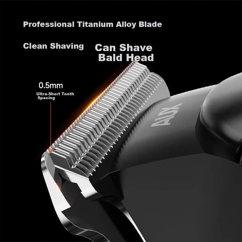 AUX Hair Clipper Electric Hair Trimmer Home Use Professional Haircut Kit for Adults, Children, and Babies Men's Electric Haircut Machine Complete Set Father's Day Gift