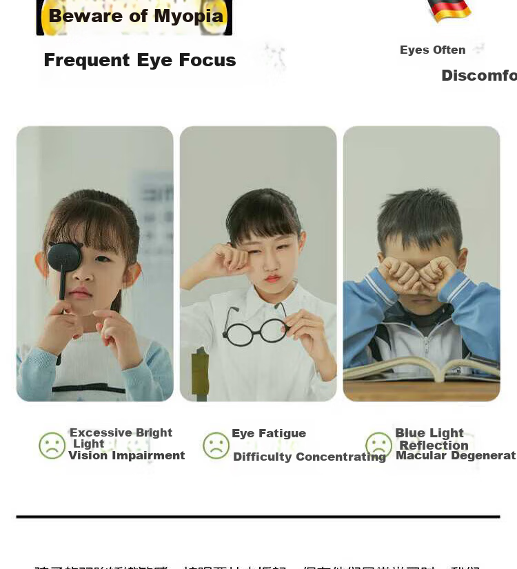 Lange 2026 New Thickened Student Eye Protection Desk Mat Children's Study Desk Pad Writing Table Computer Desktop Protective Mat 4