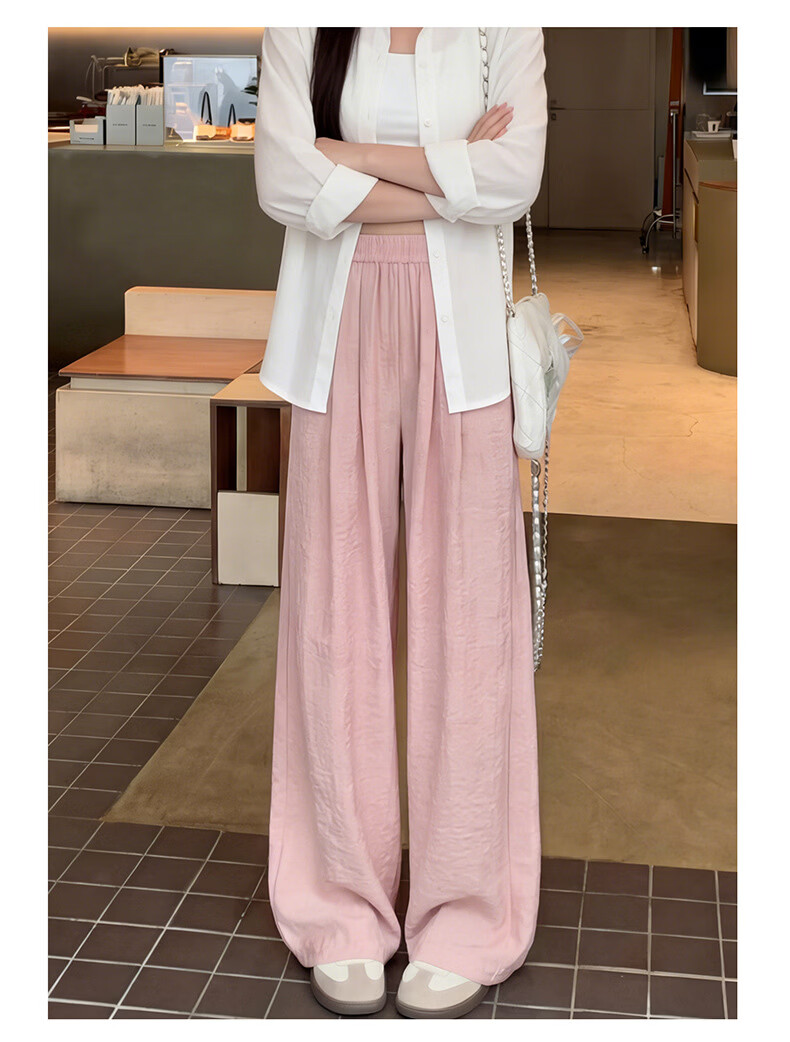 Langsha Naifu Women's Summer 2026 New High-Waist Draped Loose Thin Casual Wide-Leg Yamamoto Pants 14
