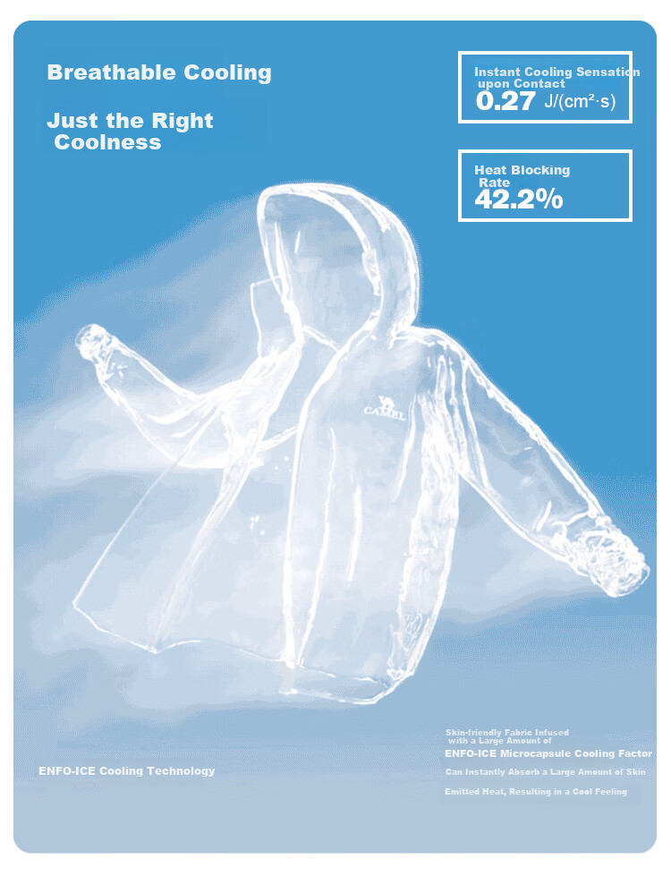 CAMEL Children's Sun Protection Clothing, Summer Lightweight Jacket, Cool Breathable Skin Coat, Outdoor UV Protectio 3