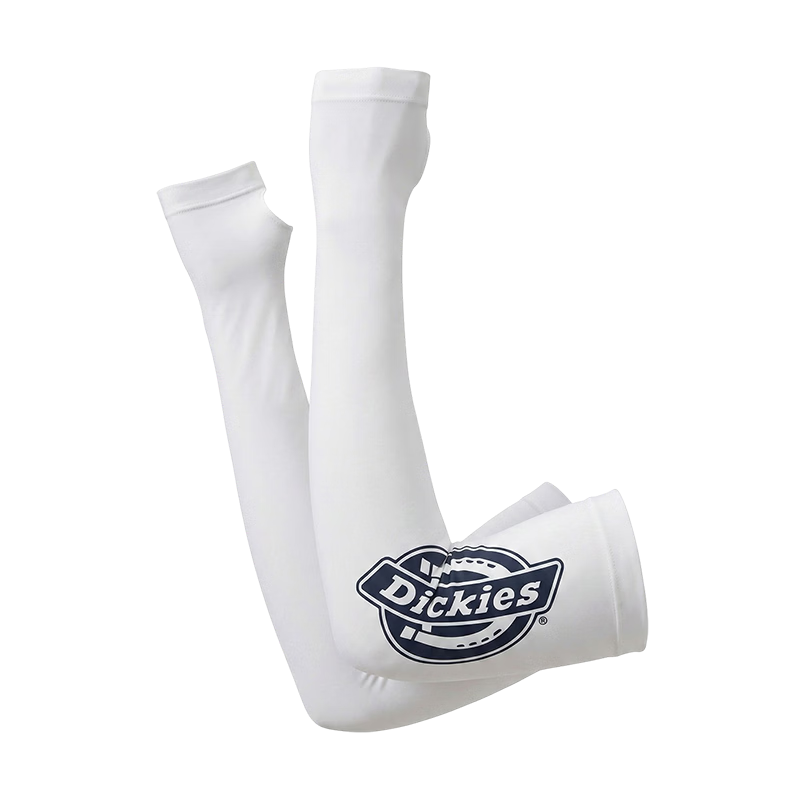Dickies UPF50+ Sun Protection Ice Silk Cooling Arm Sleeves Unisex Summer UV Protection Breathable Cycling Sleeves Blue-Green