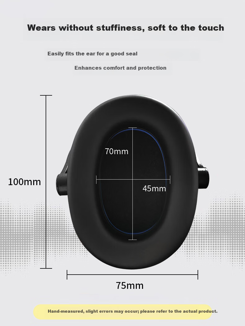 Kailehu TE-534 Soundproof Earplugs, Noise Reduction for Study, Sleep, Industrial Factory Machinery, Construction Site Shooting, Silent Device, Anti-Interference, Noise Preventio 13