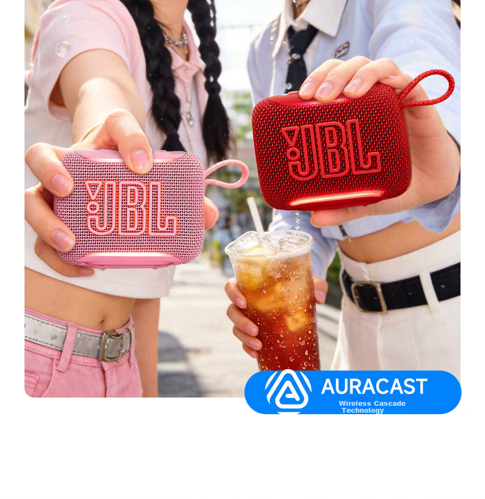 JBL GO5 Music Brick 5th Gen Bluetooth Speaker Outdoor Portable Speaker Ambient Light Speaker GO4 Upgrade Small Gift Speaker Cloisonné 8