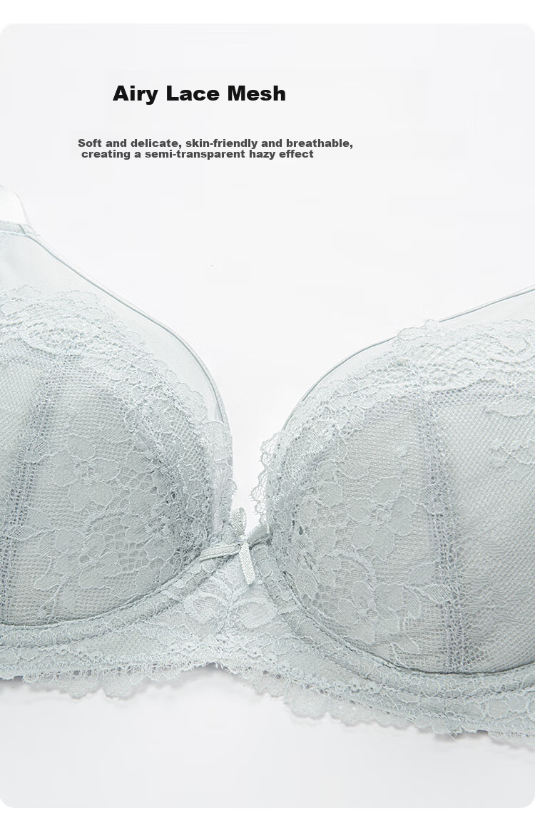 Ordifen Women's Lifting Soft Underwire Bra, Seamless Breathable Thin Cup, XB4311 6