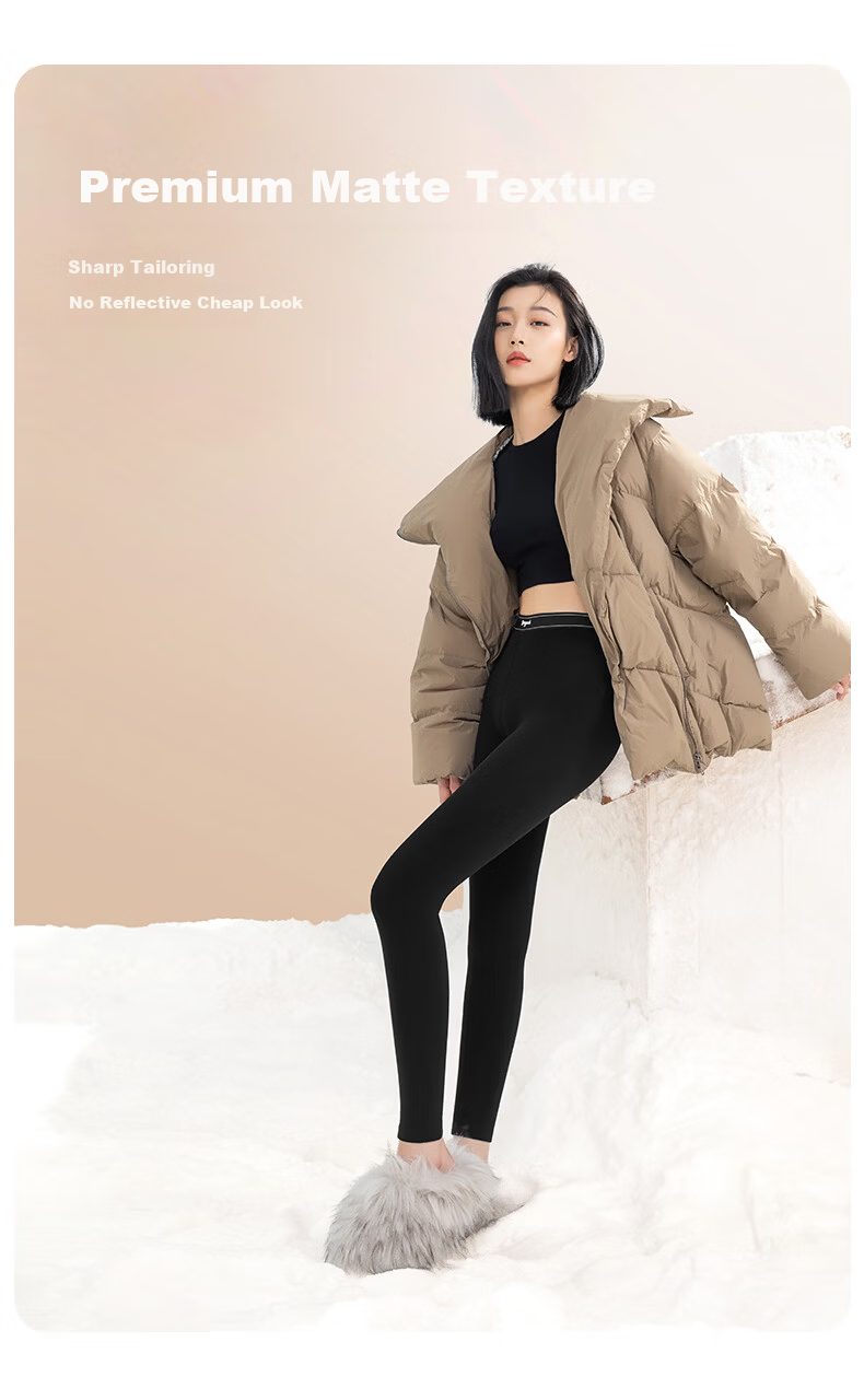 KAZUKOIN Yang Mi Style Cloud Leggings Women Autumn Winter Thickened Fleece Shark Pants Yoga Pants 12