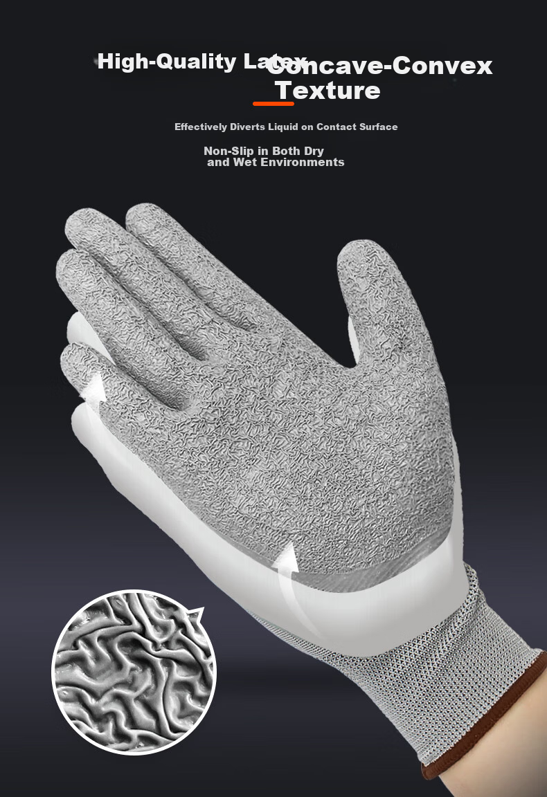 Xingyu Labor Protection Gloves 12 Pairs M Size Wear-Resistant Non-Slip Industrial Work Gloves for Construction Carpentry Labor Protection 2