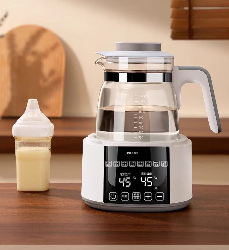 Pioneer Titanium Baby Thermostatic Kettle Milk Warmer Insulated Baby Bottle Heater Hot Water Kettle 2