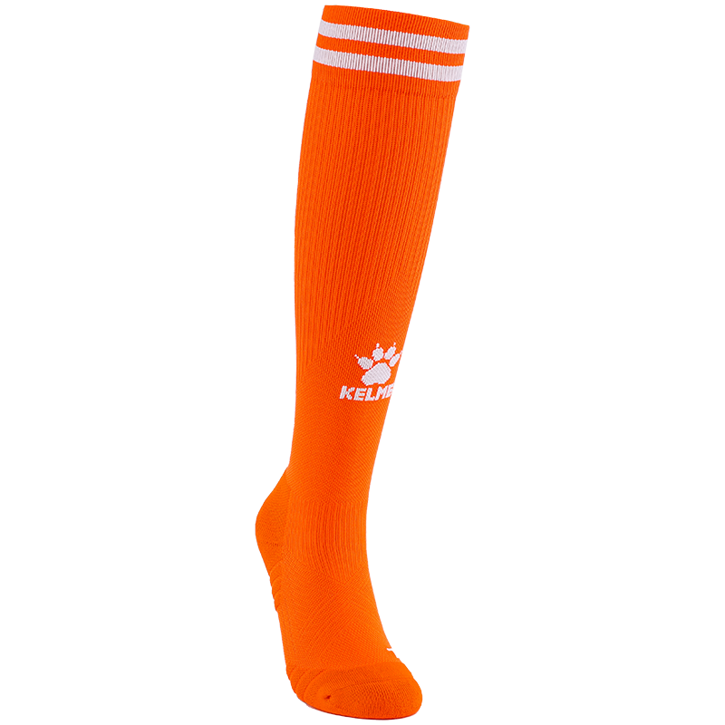 KELME Long Tube Football Socks Professional Training High Tube Anti-Slip Socks Orange S