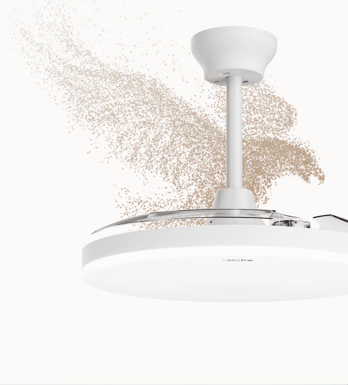 Sanxiong Aurora Full Spectrum LED Ceiling Fan Light Fan Lamp Dining Living Room Home Integrated Fan Light Fengyue 36 Inch 83W 9