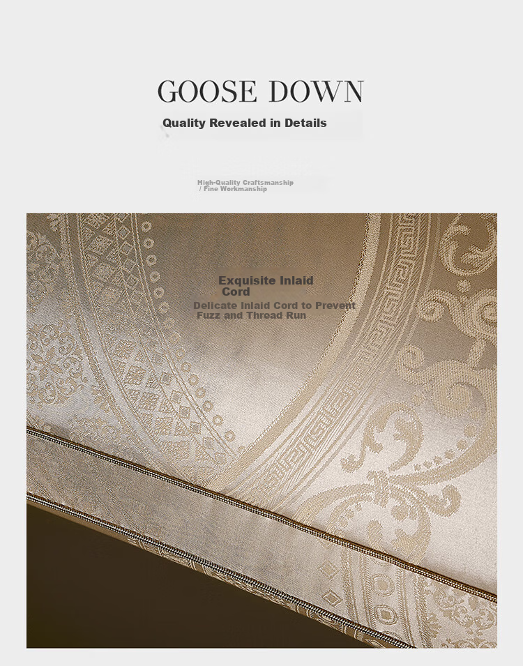 LUOLAI Home Textiles Polish Imported 95% White Goose Down Antibacterial Hotel Seven-Star Pillow 47*73cm 10