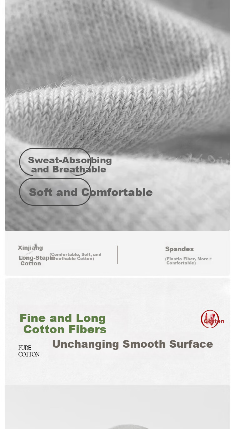 Yiershuang 100% Cotton Men's Summer Mesh Thin Short Socks Antibacterial Deodorant Breathable Sweat-Absorbing Boat Socks 4