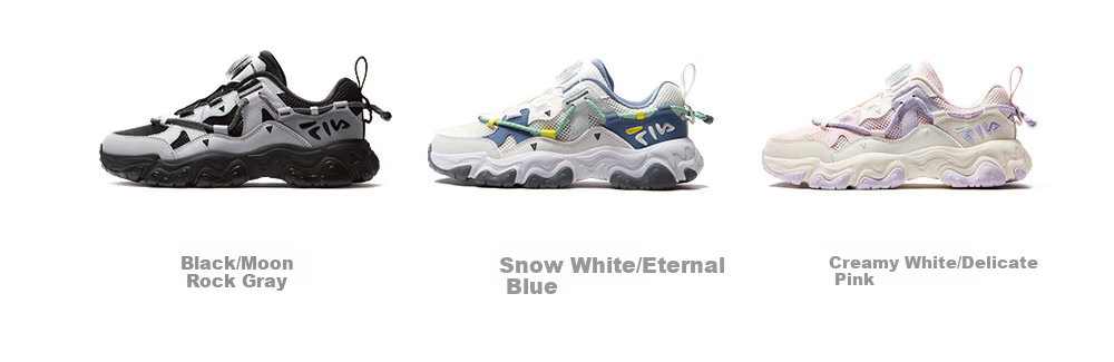 FILA Kids Running Shoes 2026 Summer Boys Girls Youth Sports Cat Claw Sneakers 19