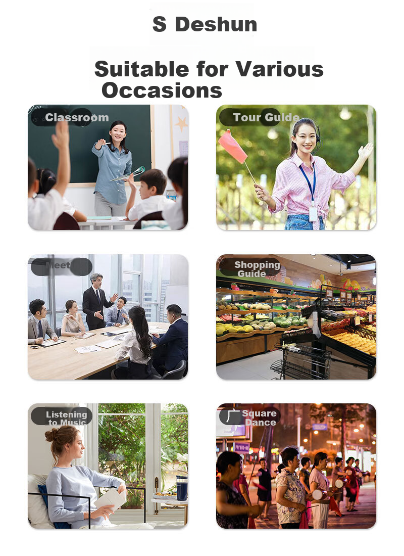DESHUN Little Bee Voice Amplifier Teacher Lecture Microphone Tour Guide Outdoor Speaker Amplifier 10