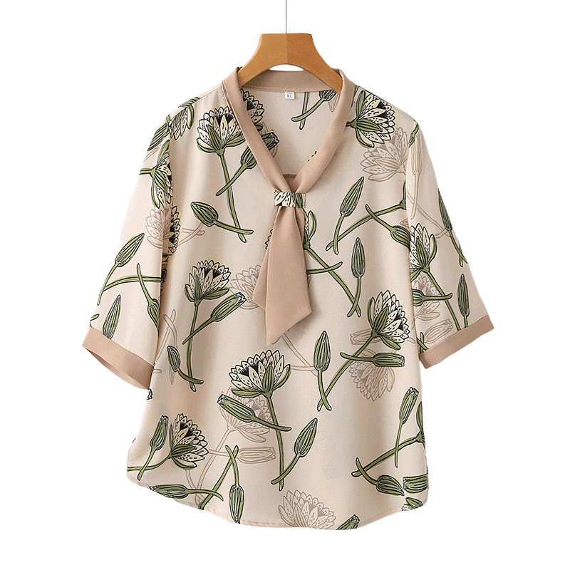 Fengxiao Summer Outfit, 2026 New High-End Style, for Women Aged 50-60, Fashionable Mother's Summer Clothing, Middle-Aged And Elderly Ladies' Blouses