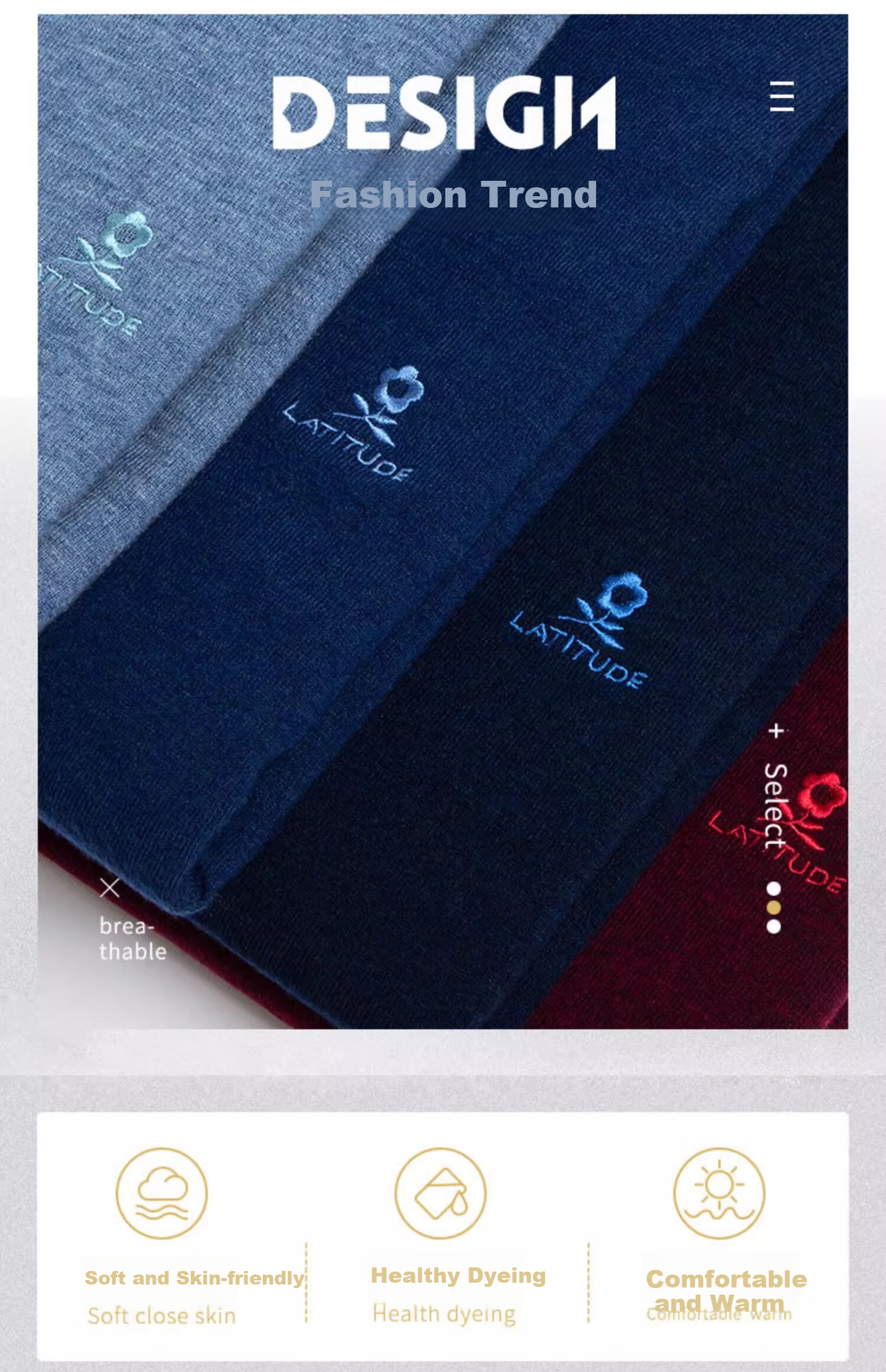 MONTAGUT Horse Year Greeting Autumn And Winter Men's Knit Sweater Business Versatile Lapel Casual Sweater Men's T-Shirt Navy Blue 2XL 2