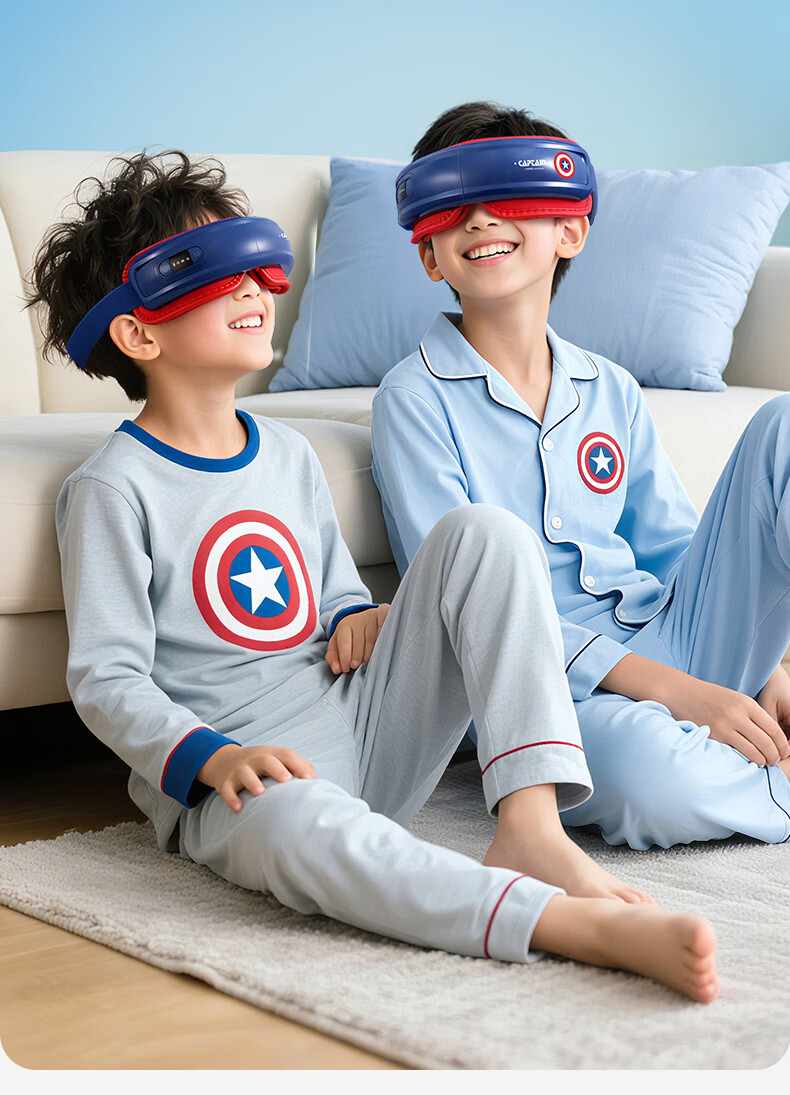 Disney Eye Massager Steam Eye Mask Wireless Bluetooth Music Adult Kids Eye Care Nebulization Vibration Heat Compression Airbag Temples Gift for Children Girlfriend Birthday Children's Day 6