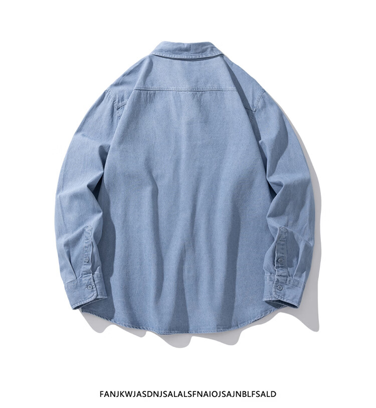 TUCANO Women's Denim Shirt Spring Summer Loose Casual Comfortable Slim Fit Long Sleeve Jacket Mid Blue L 16