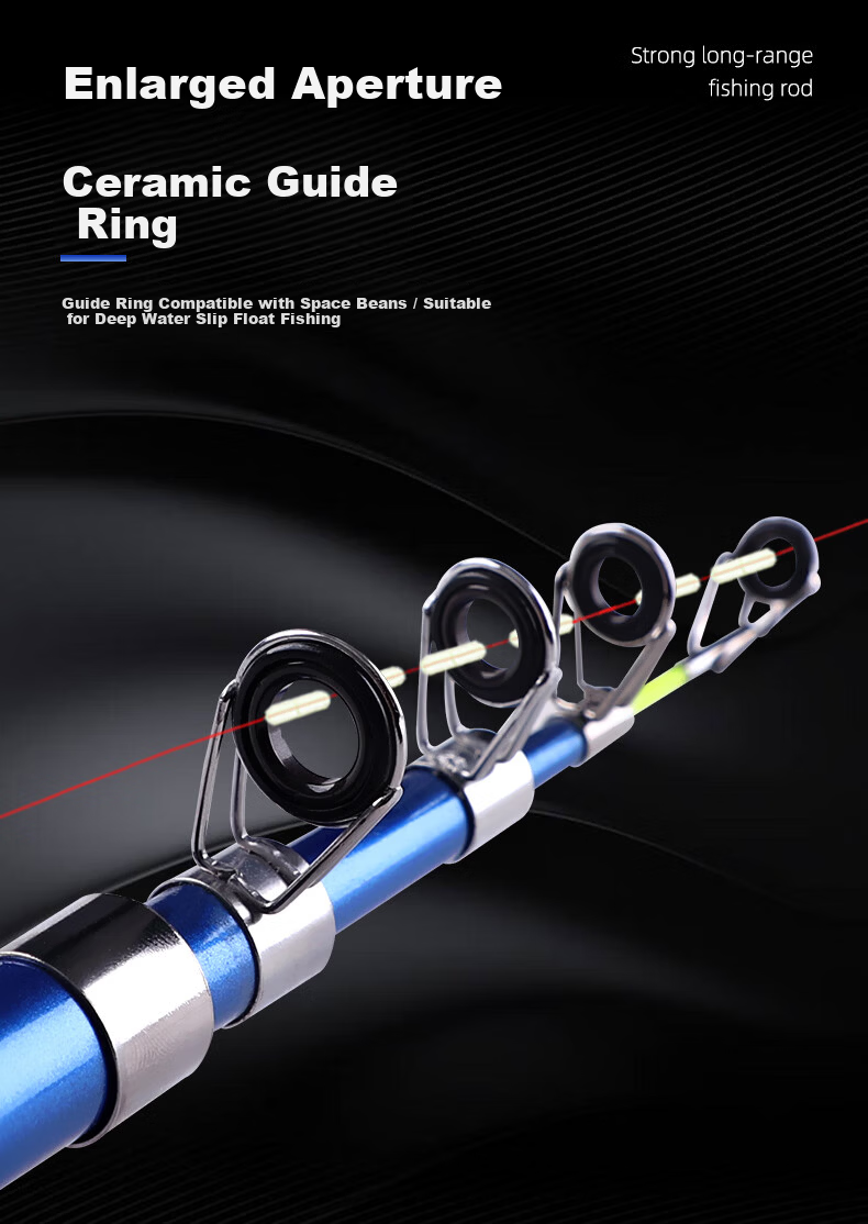 Taigek Shuanghu Fenghai Fishing Rod, Long-Distance Casting Rod, Sea Fishing Pole, Fishing Tackle, Beginner's Fishing Line Reel, Sea Rod Bag, 2.7-Meter Set, Randomly Sent 8